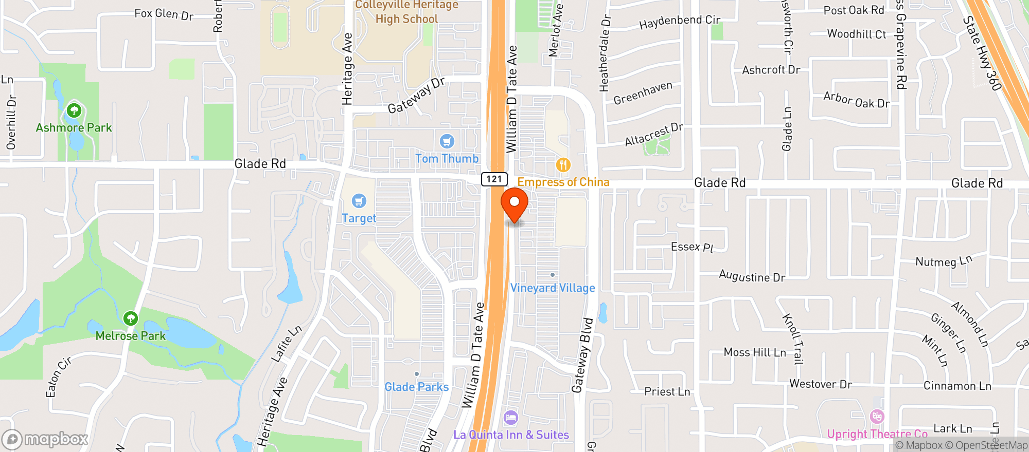 Map showing Vapor Galleria