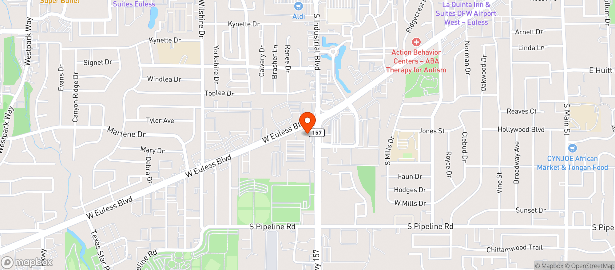 Map showing Quiktrip #869