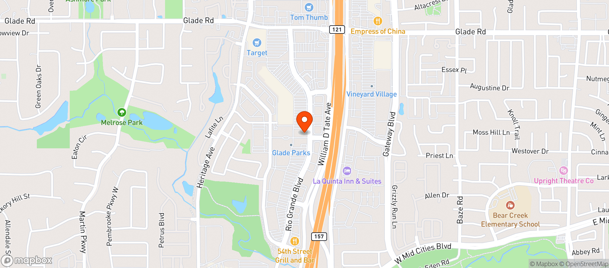 Map showing Hopdoddy Burger Bar #srs