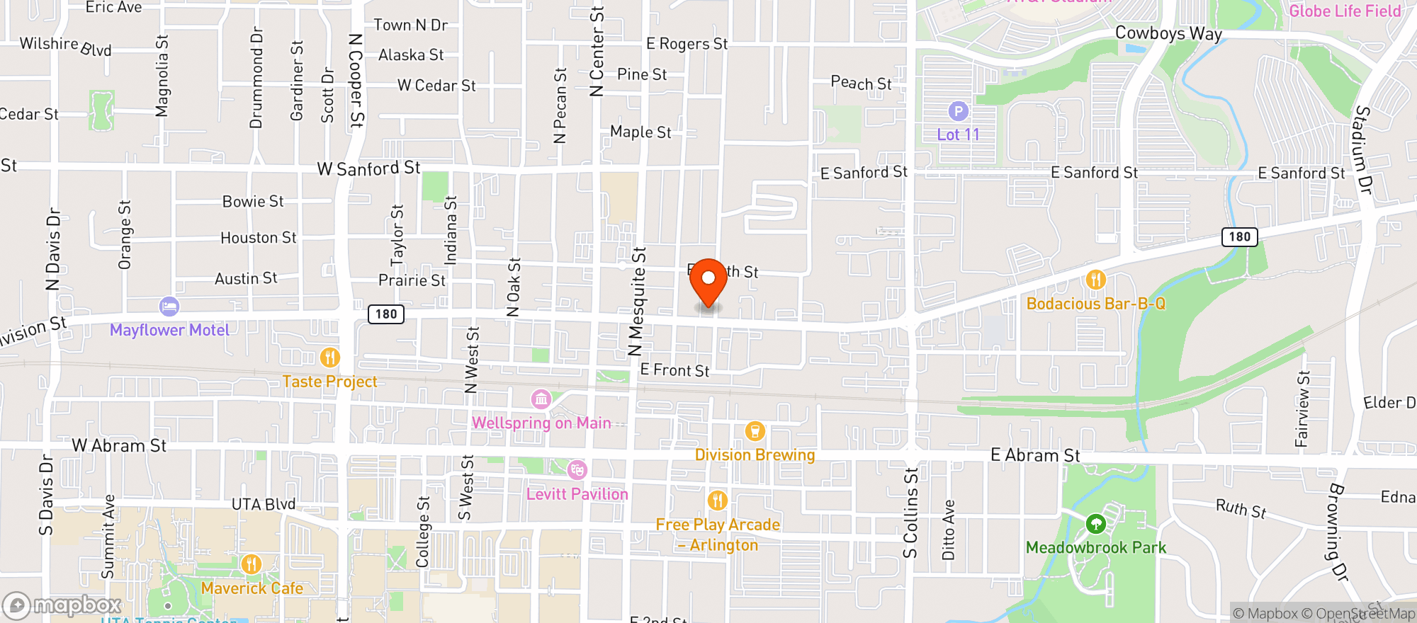 Map showing Rodeo Goat #11