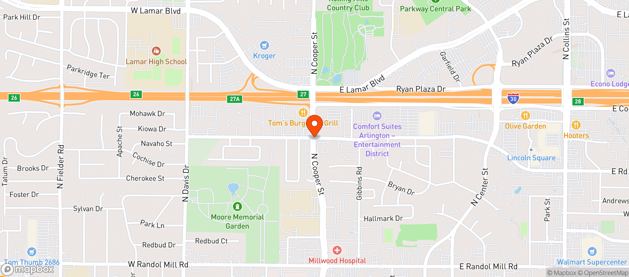 Map showing Puff World Smoke Shop