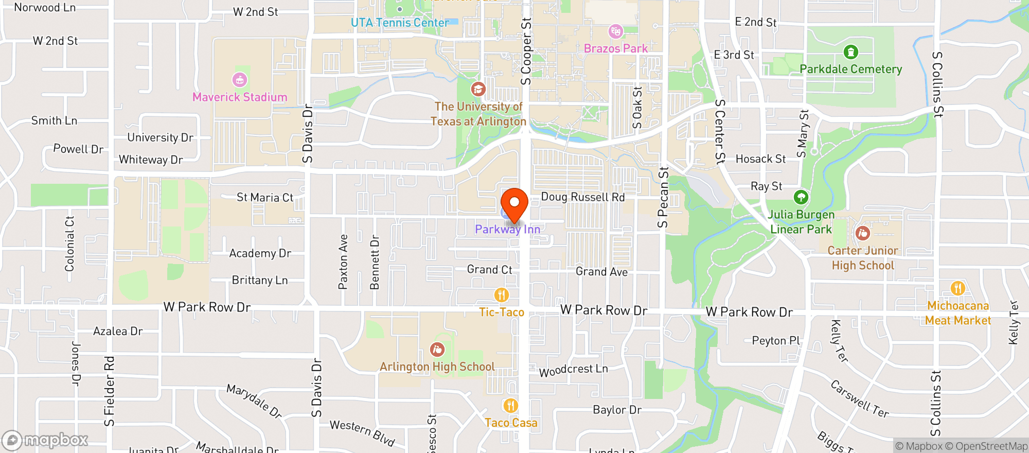 Map showing Snap N Go #195
