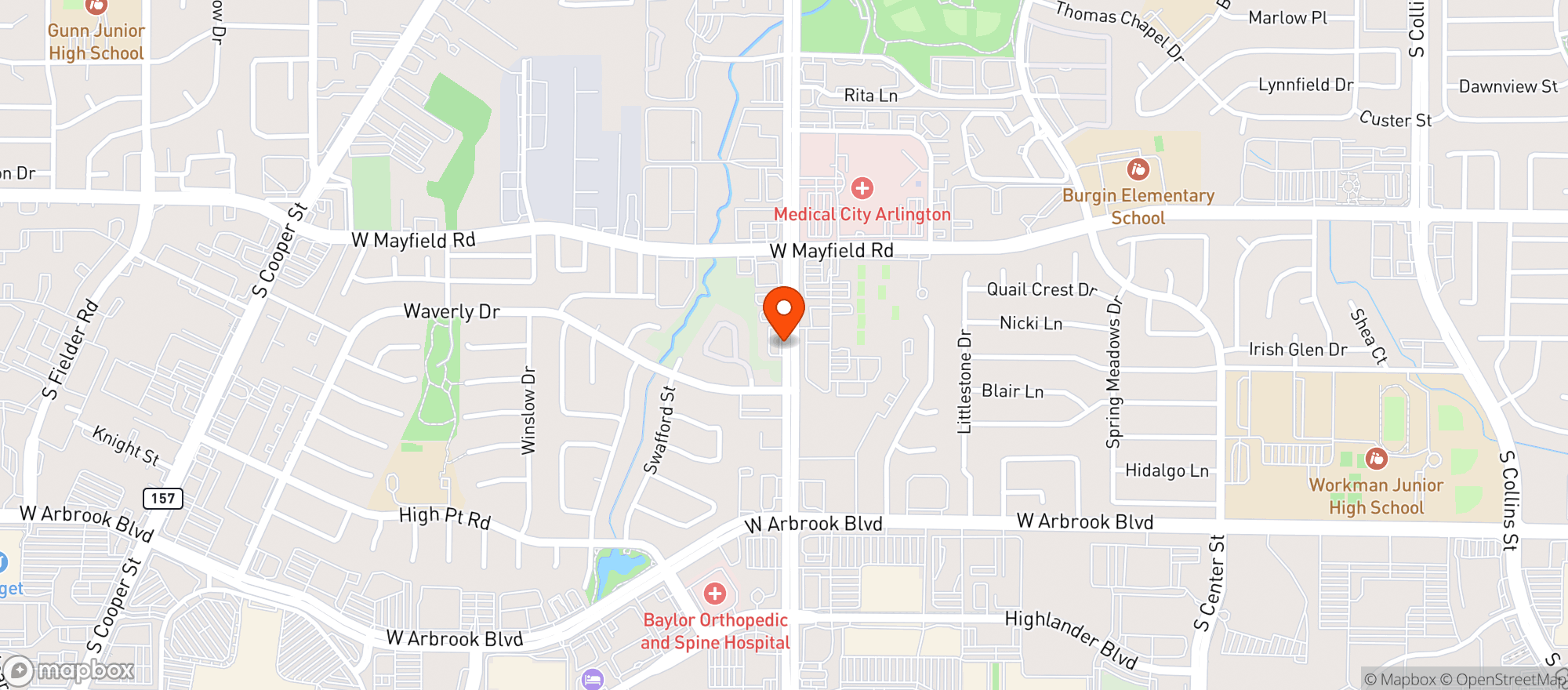 Map showing Quiktrip