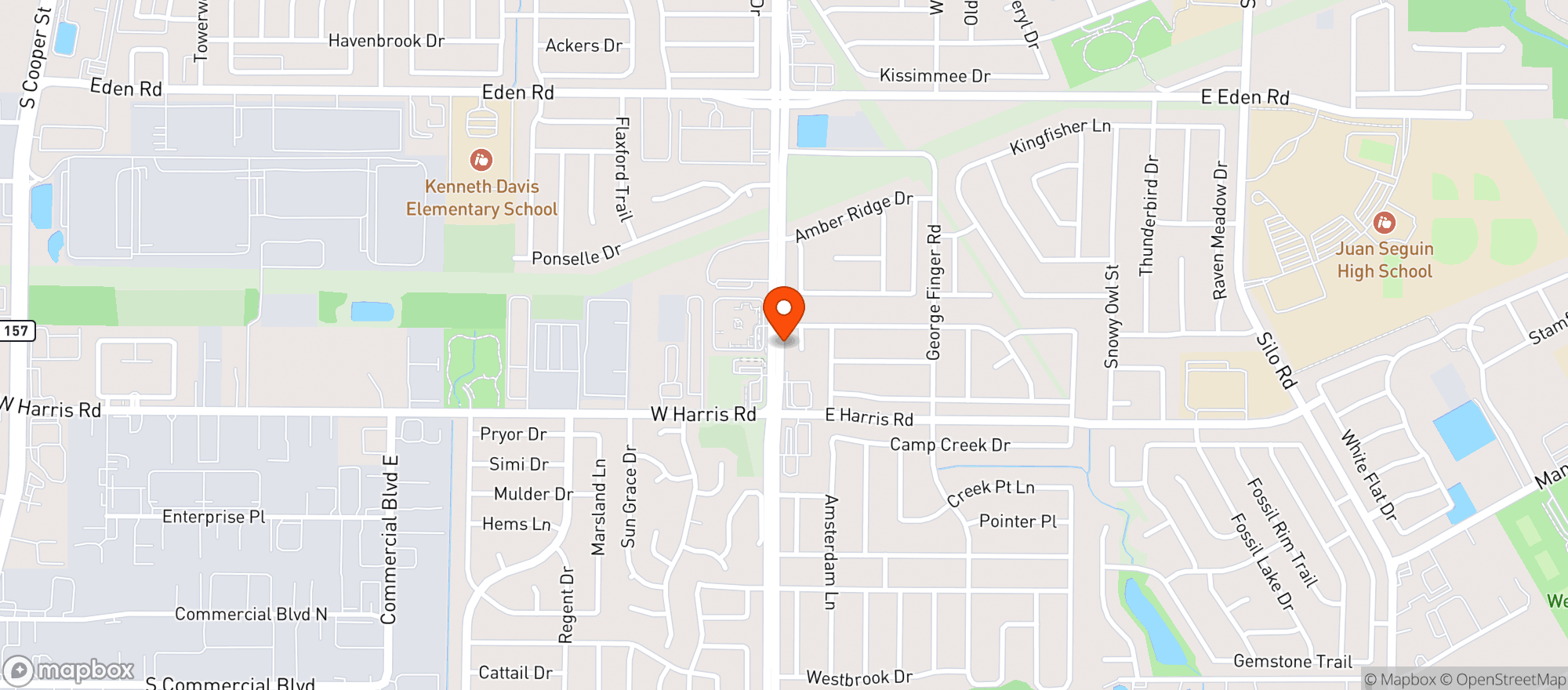 Map showing Jaded vapors Llc