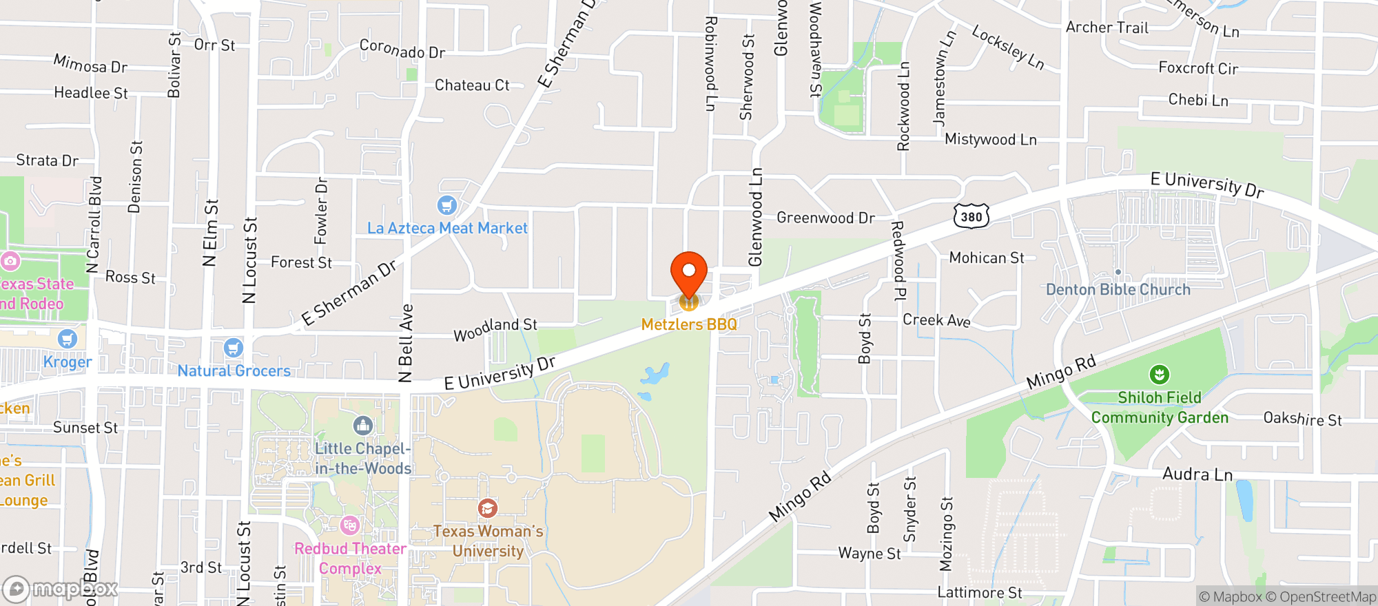 Map showing Metzlers Food & Beverage