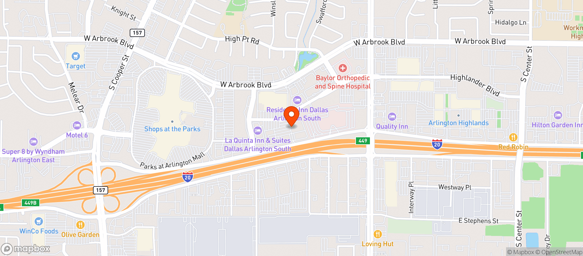 Map showing Total Wine & More