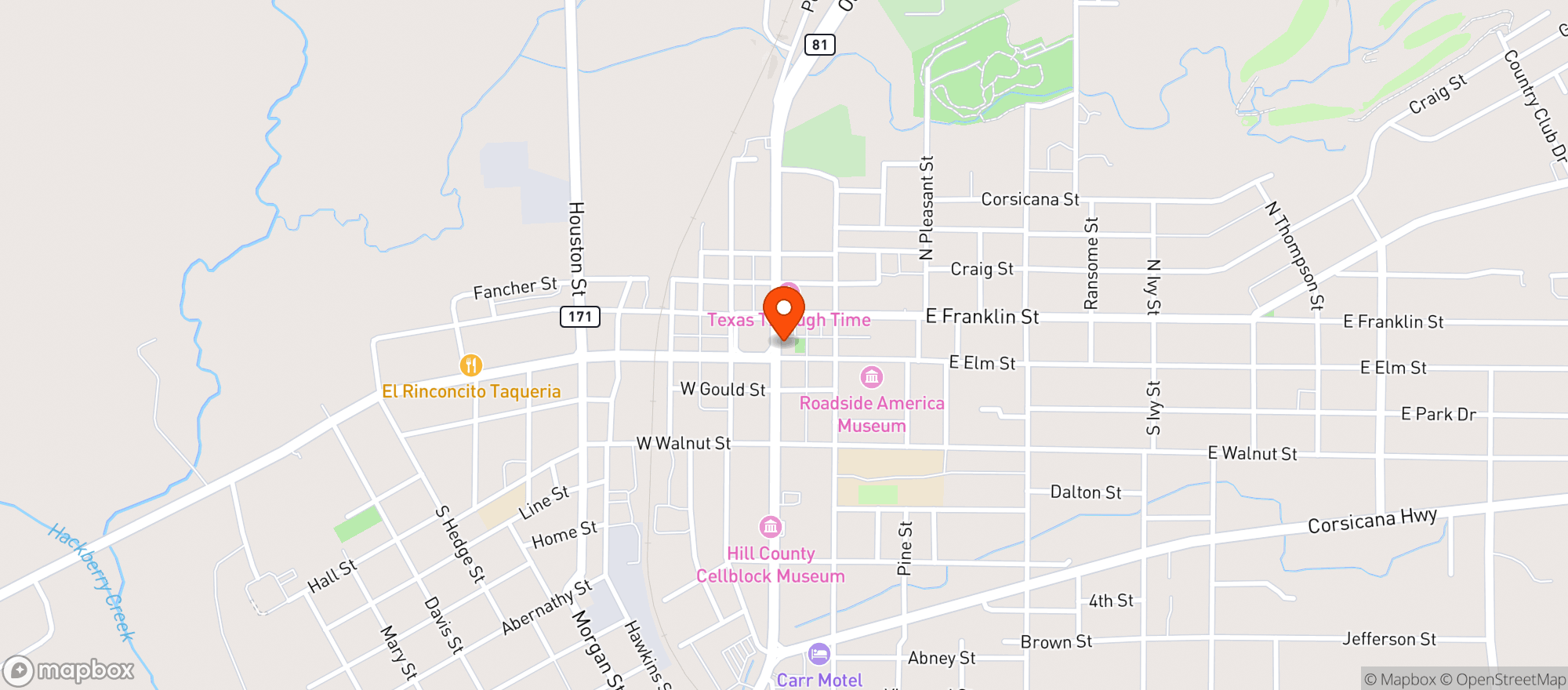 Map showing The Plaid Turtle Draft House