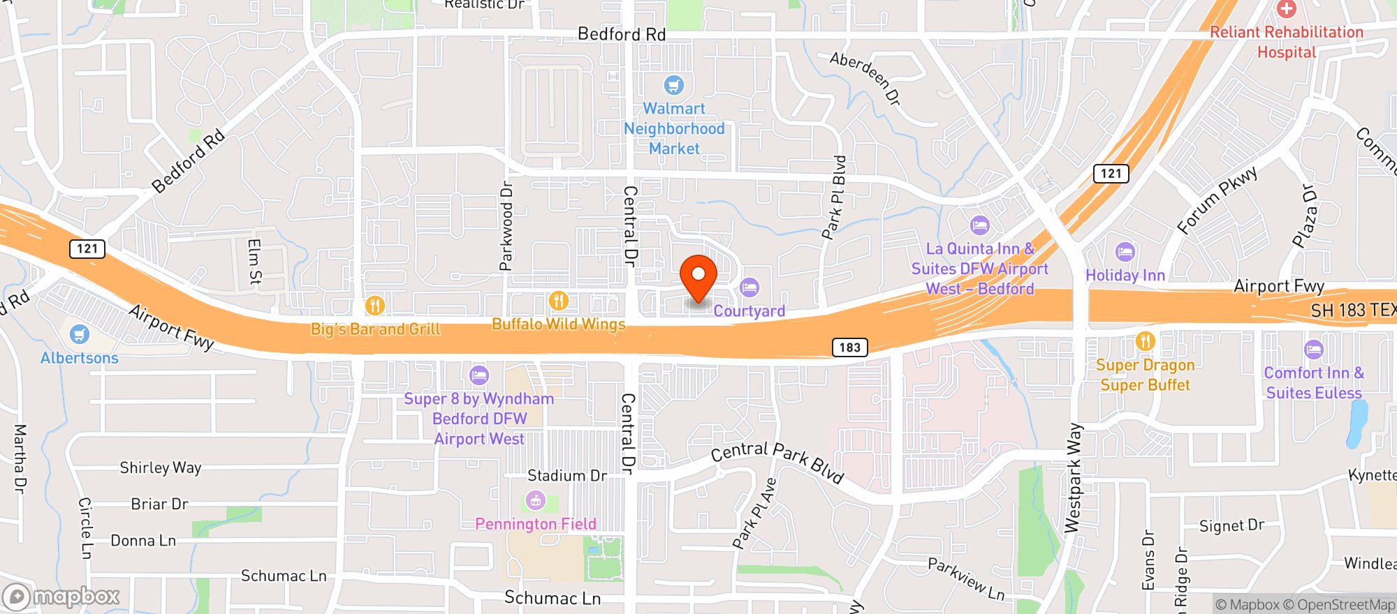 Map showing Pappadeaux Seafood Kitc #554