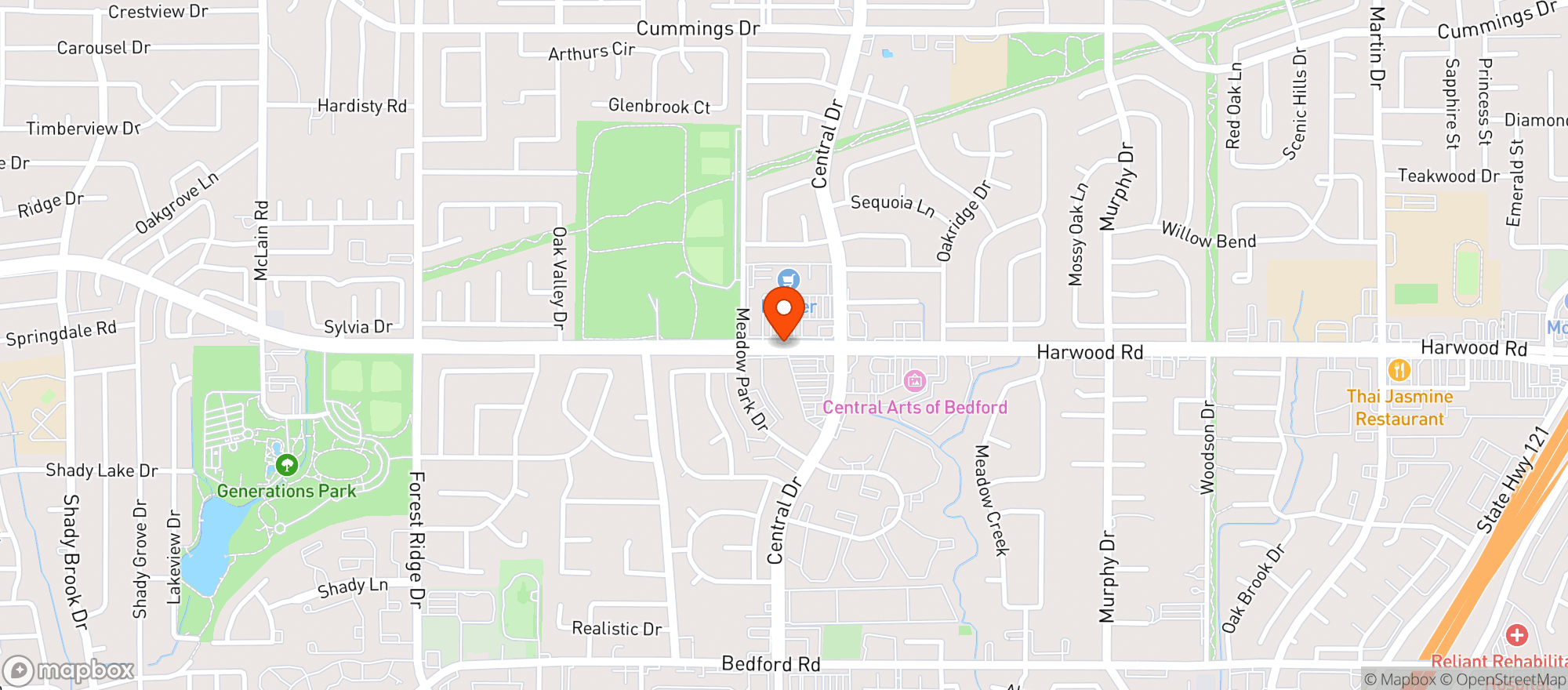 Map showing Kroger Signature Store