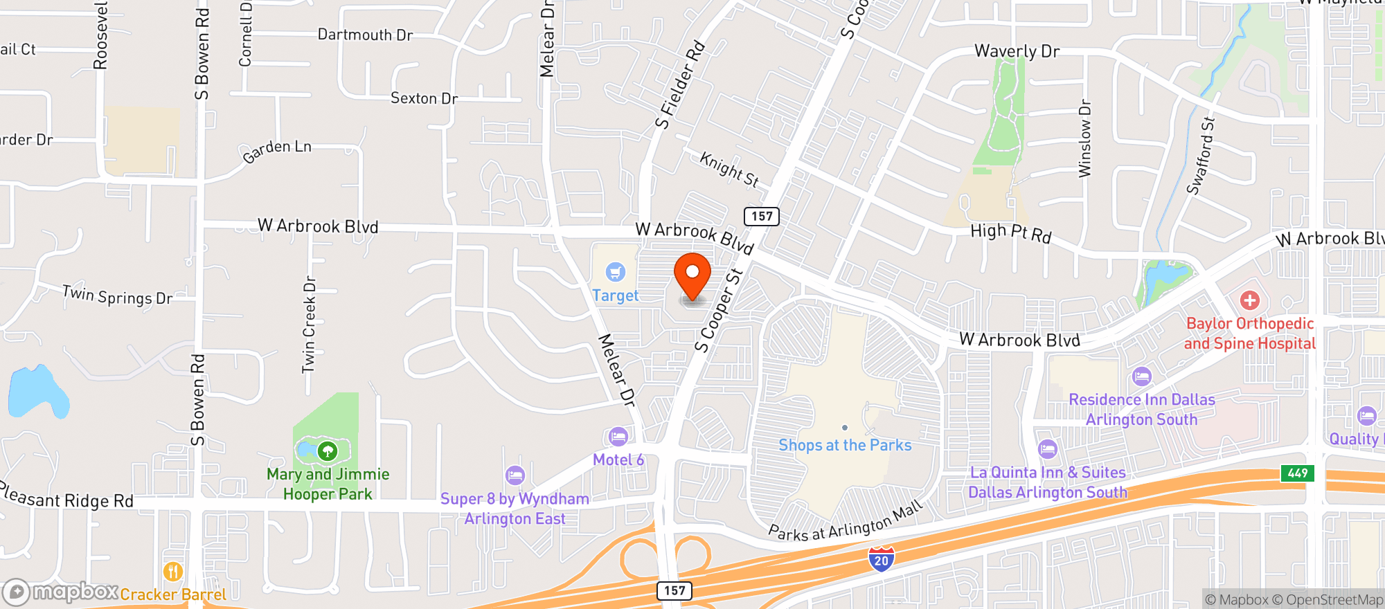 Map showing Chilis Grill & Bar