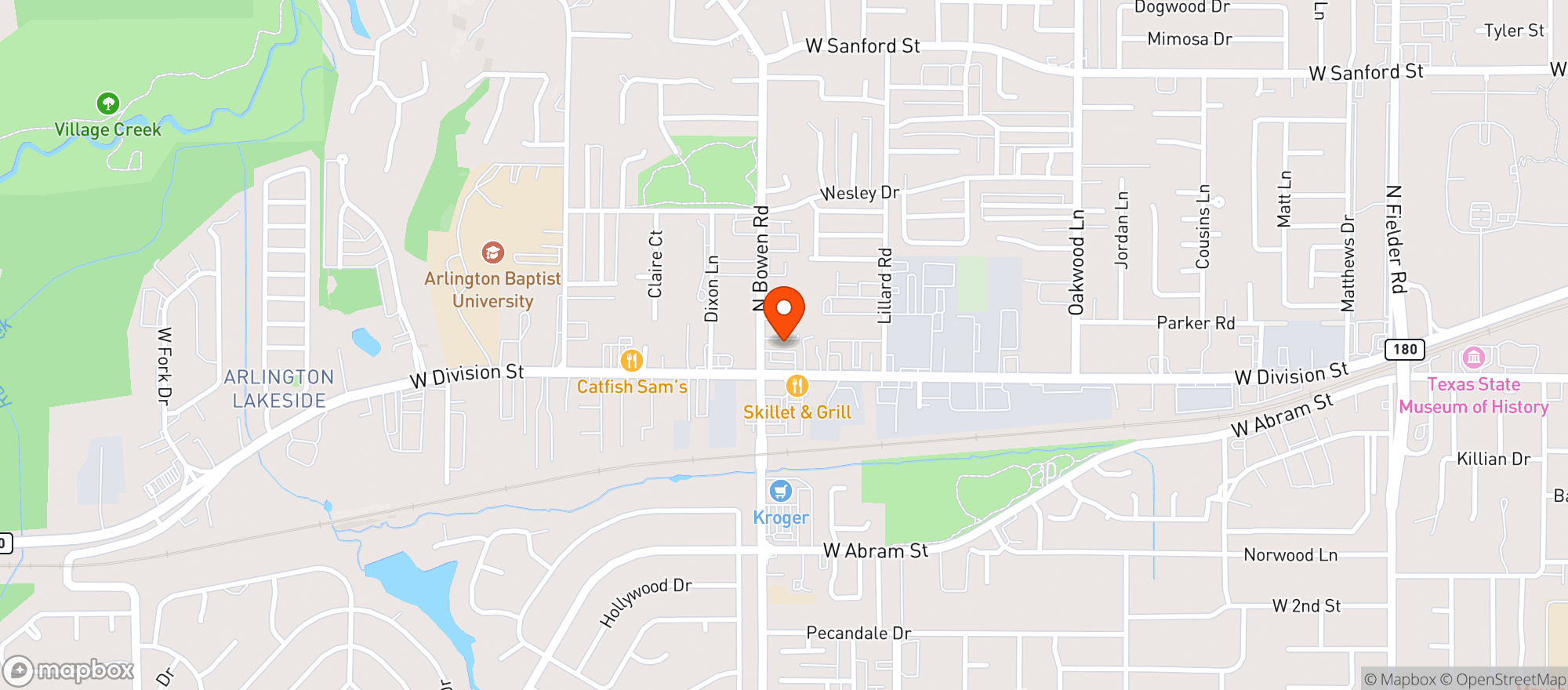 Map showing Quiktrip #857