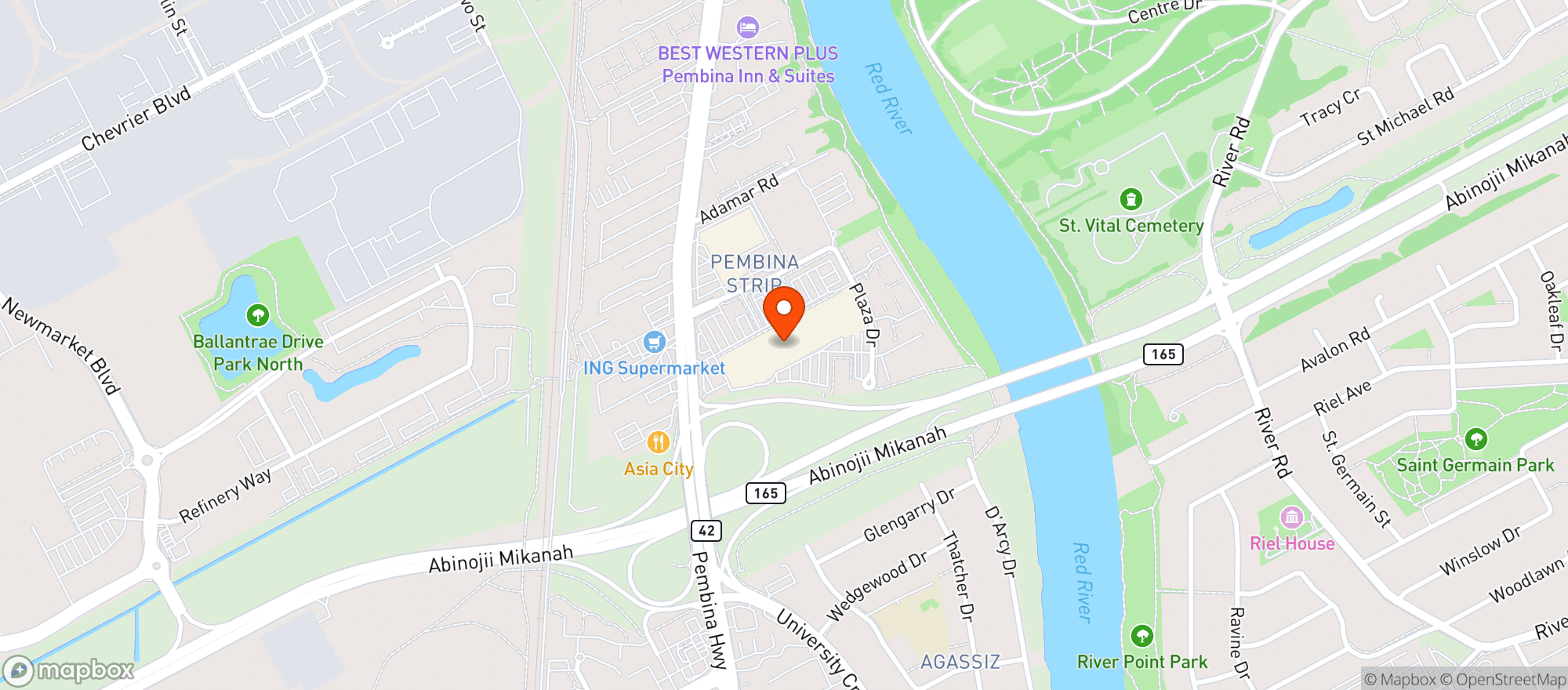 Map showing Save-on-foods