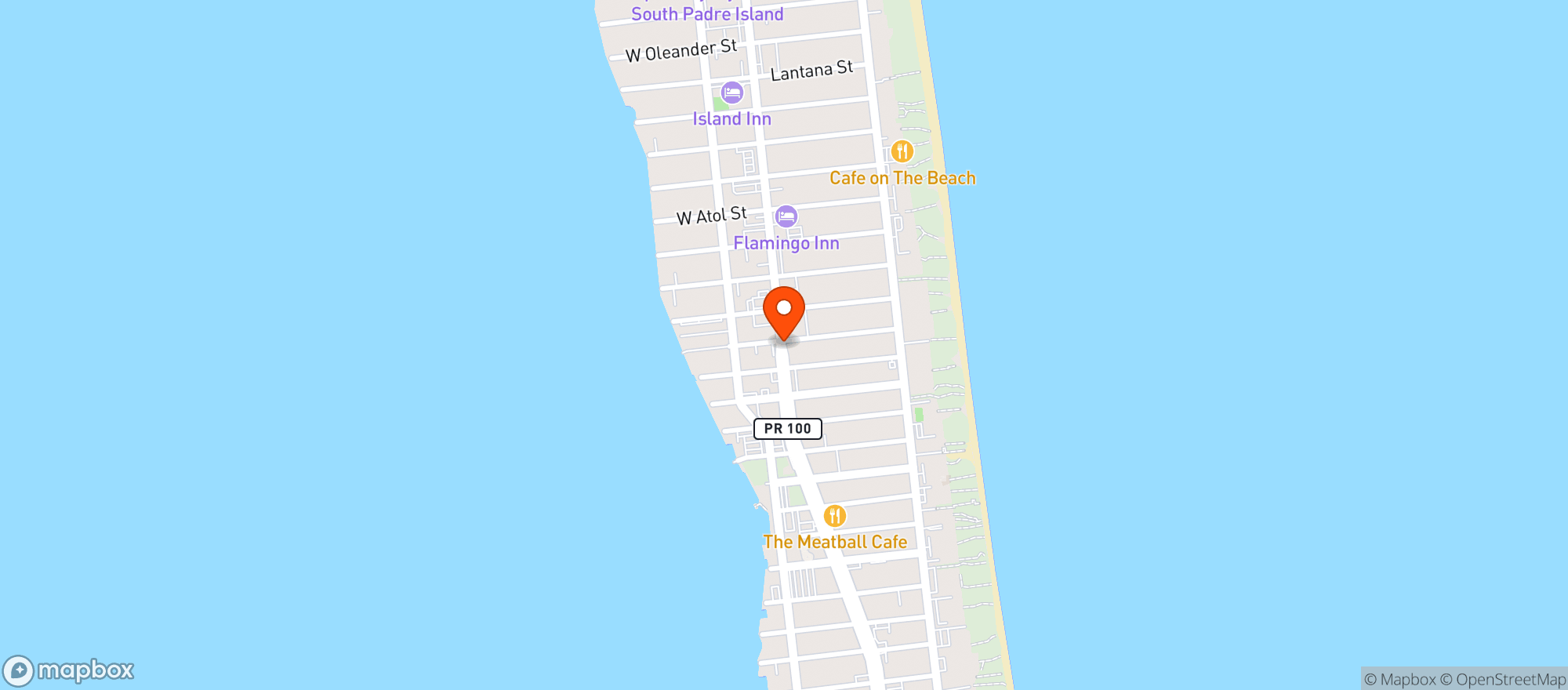 Map showing Bens Liquor