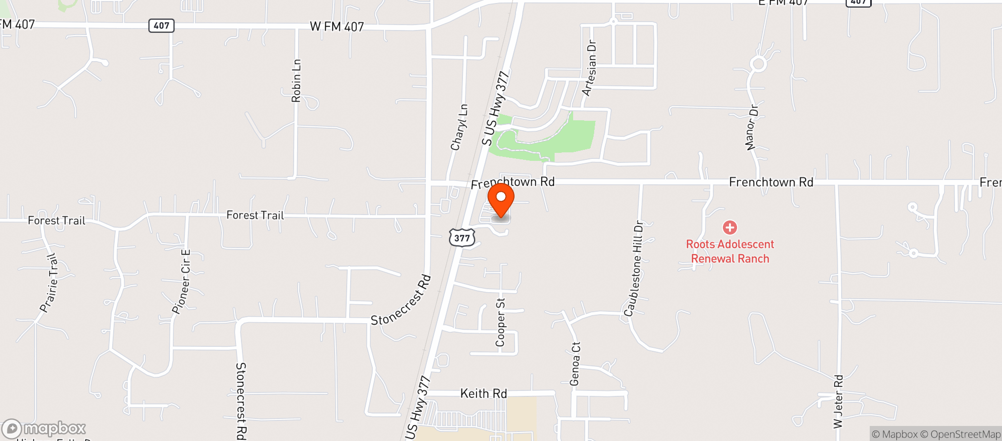 Map showing Argyle Fine Wine & Spirits
