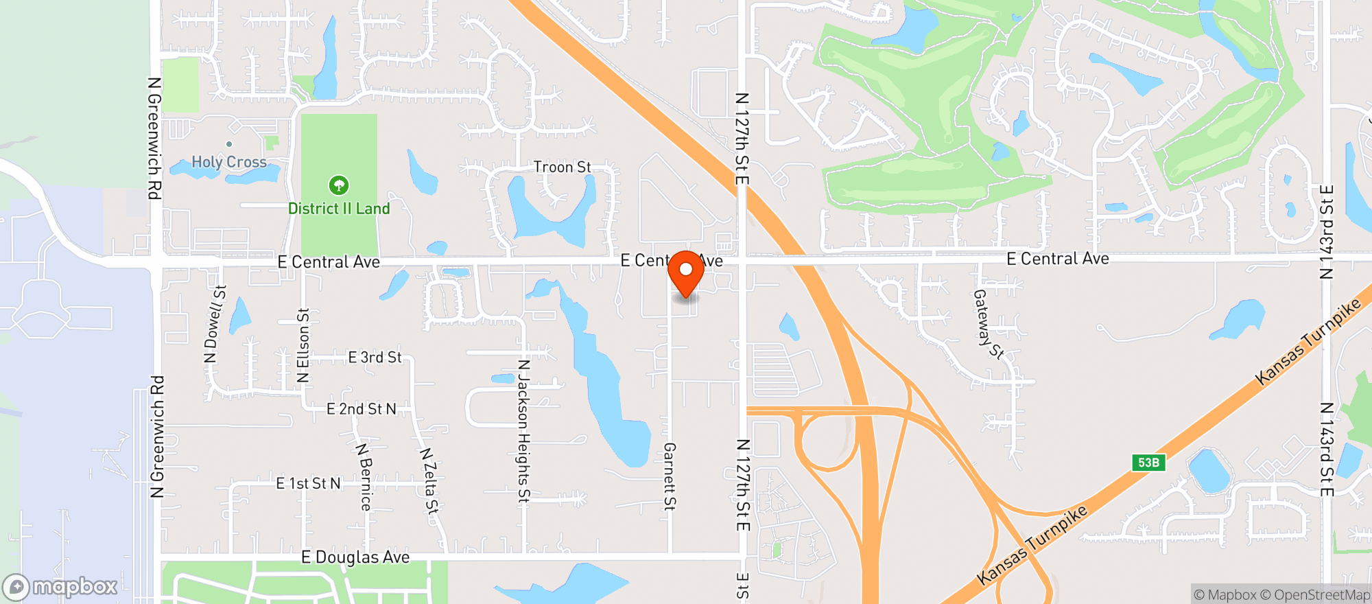 Map showing Crestview