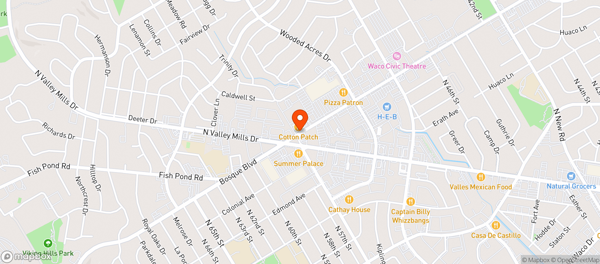 Map showing Target Store #1531