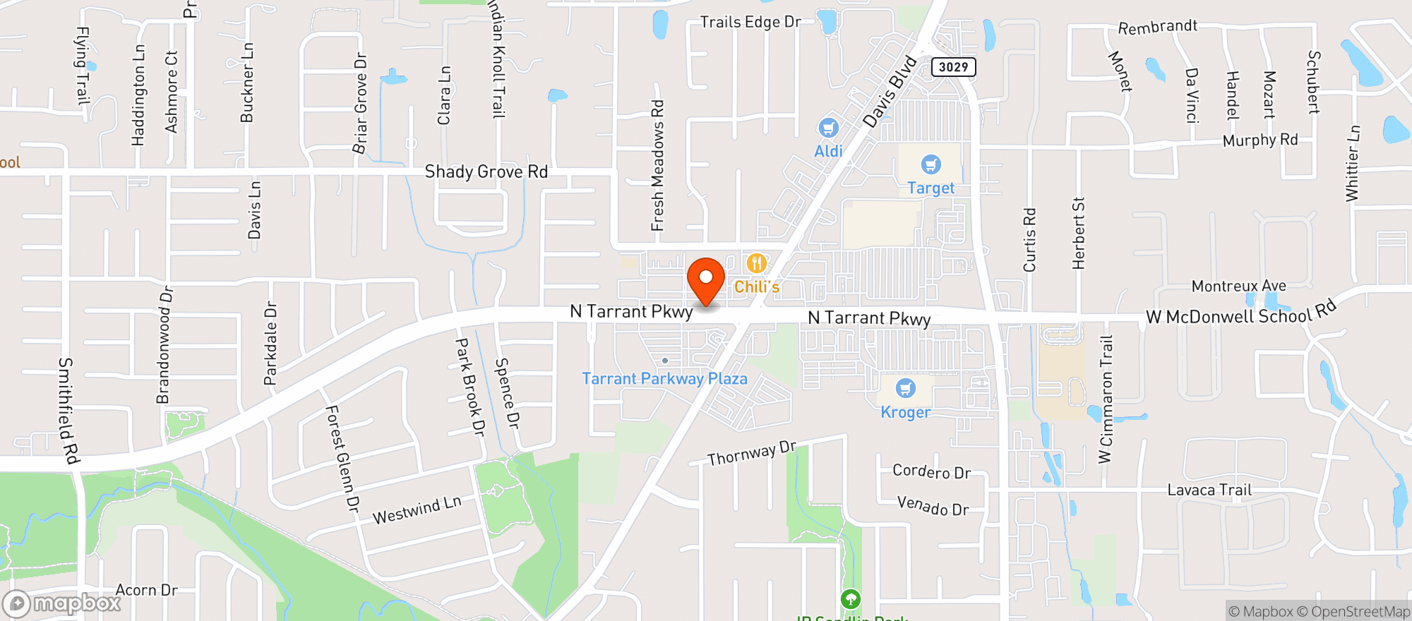 Map showing Jjs Taco Shop