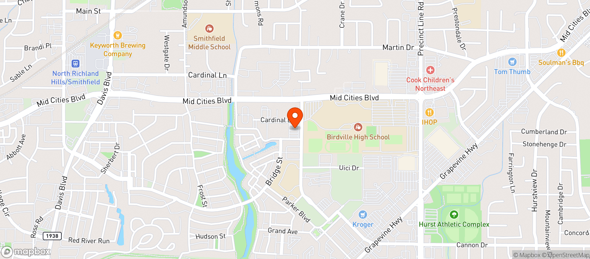 Map showing Zuroma Bar & Grill