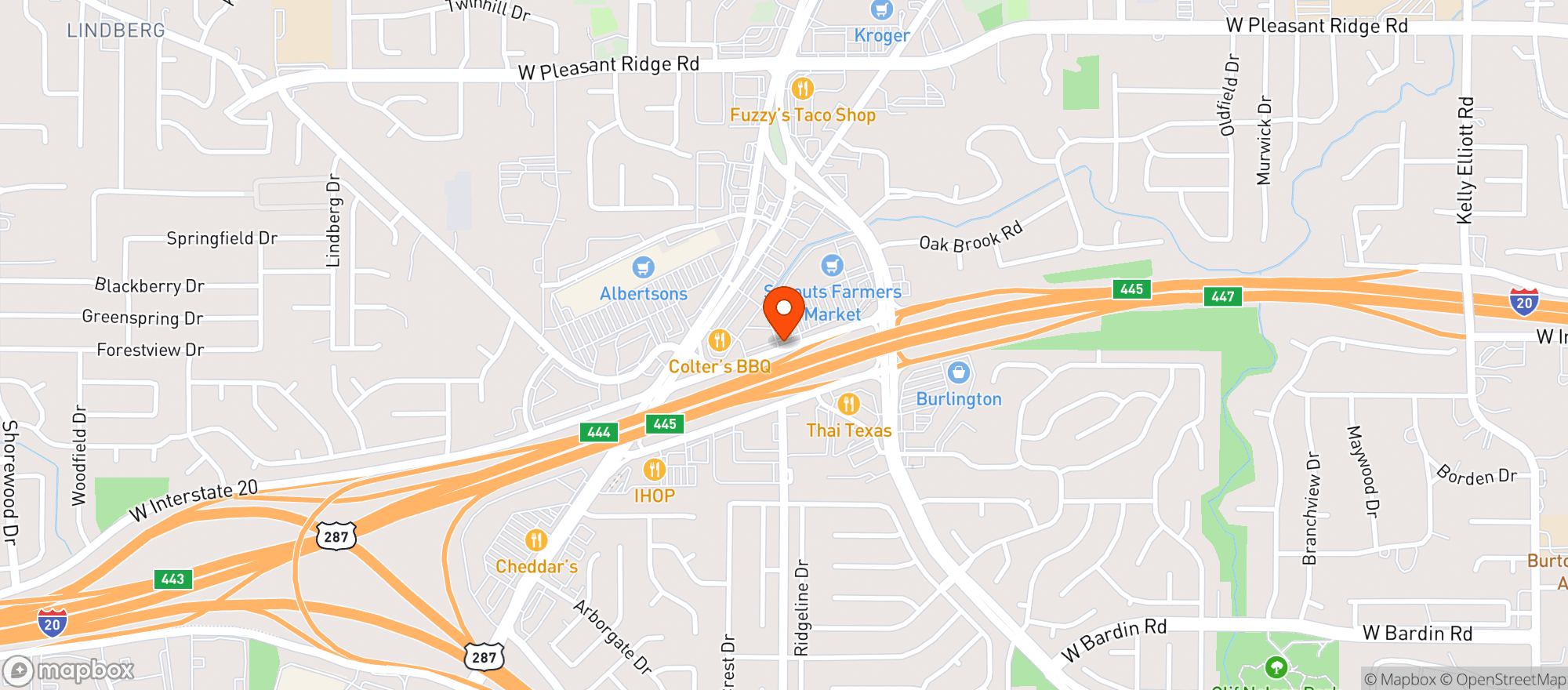 Map showing Gnc