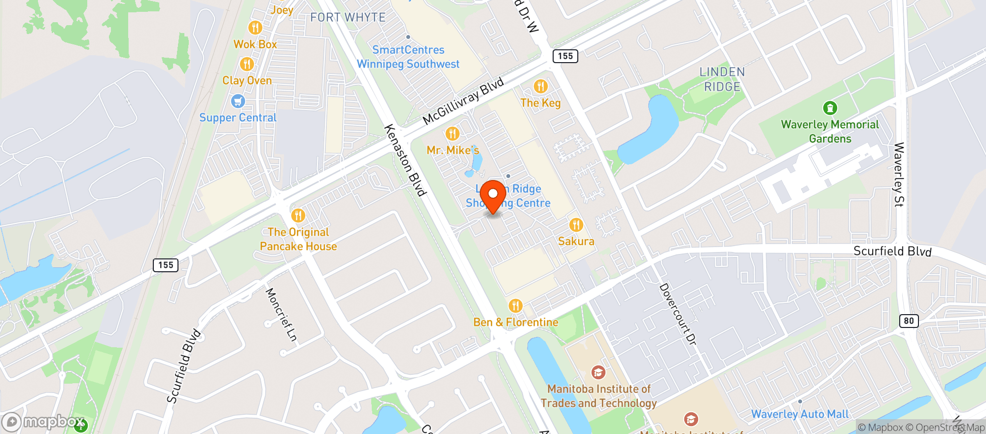 Map showing Vita Health Fresh Market