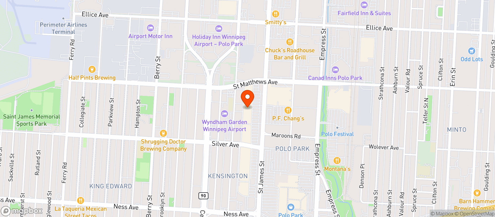 Map showing Save-On-Foods