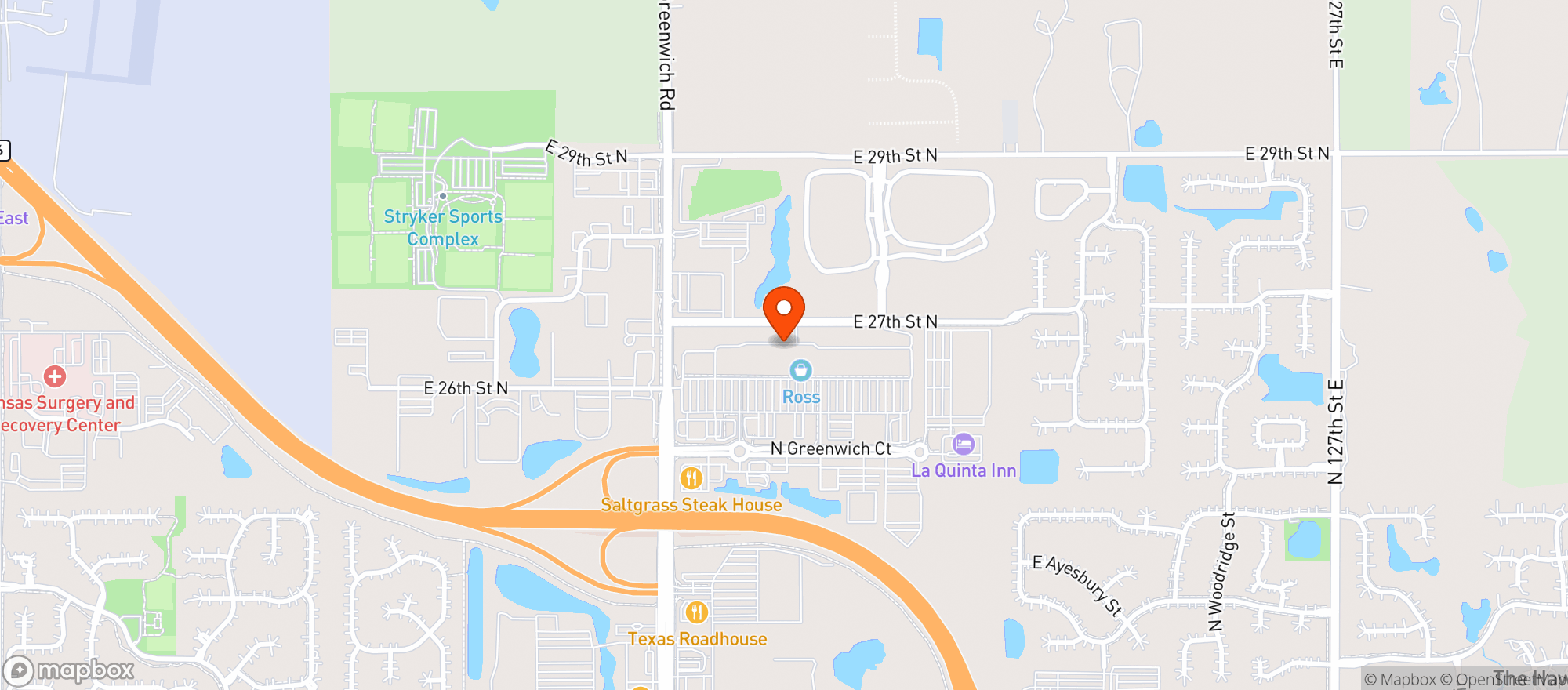 Map showing World Market Wichita