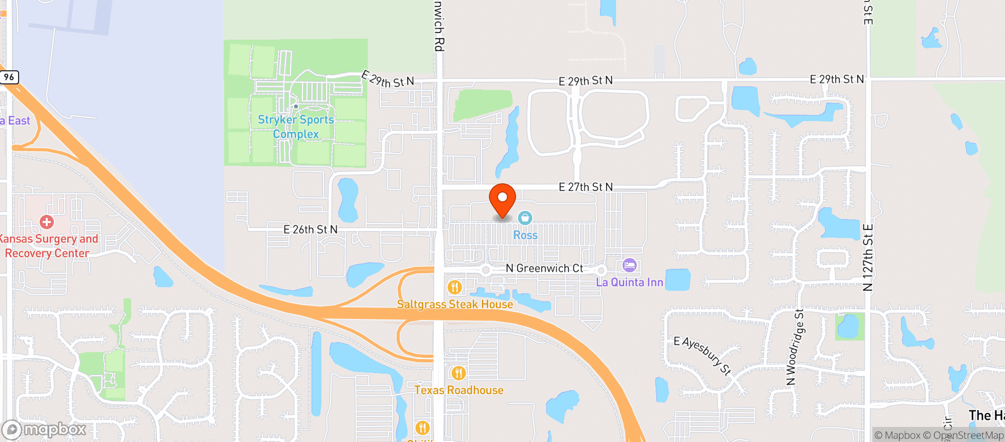 Map showing Total Wine & More