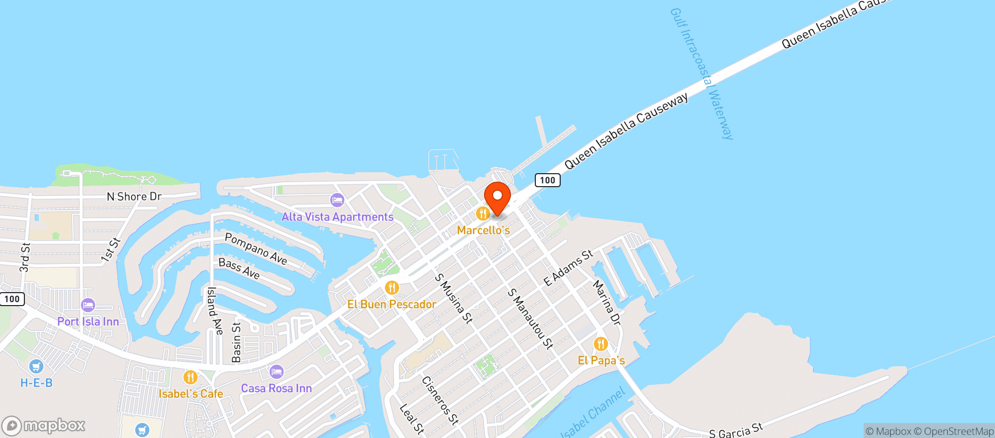 Map showing Hopper Haus Bar And Grill