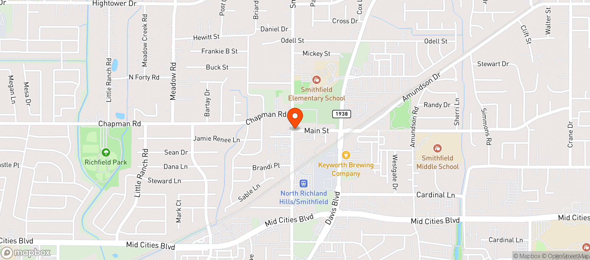 Map showing Break Time