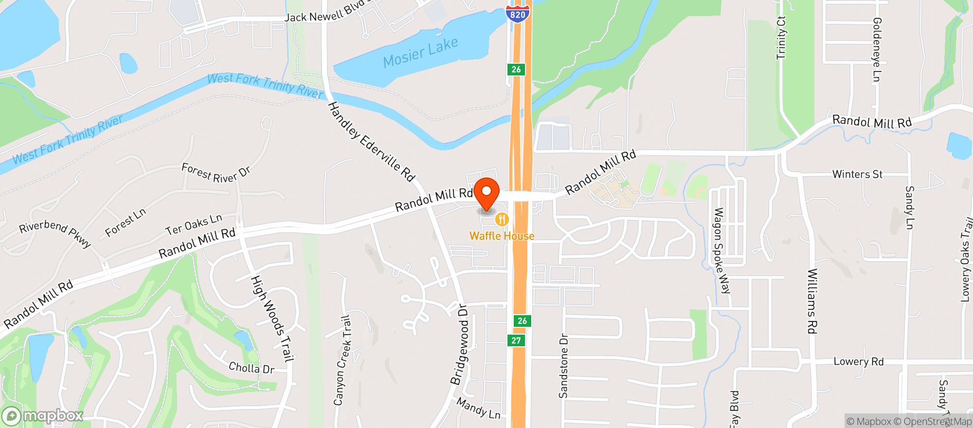 Map showing Holiday Liquor Depot