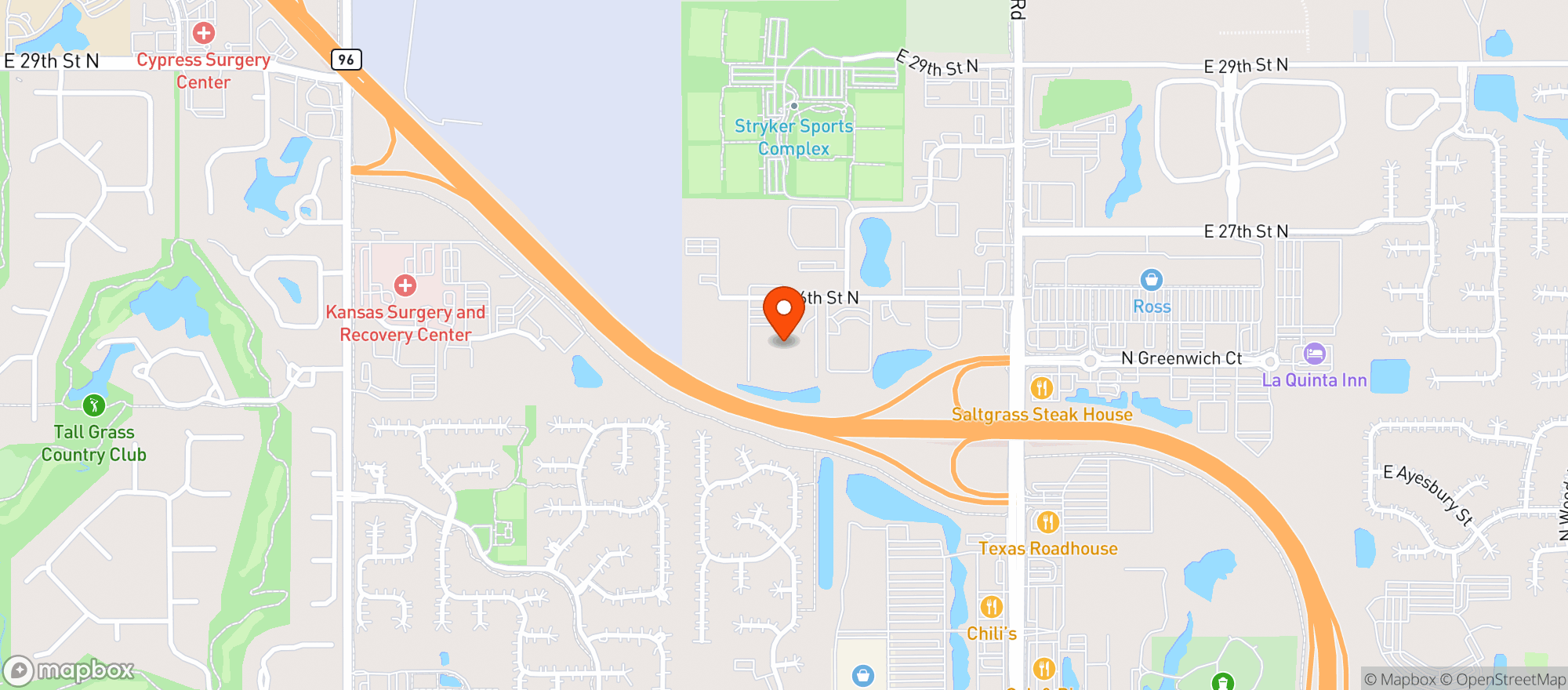 Map showing LDF Distributing