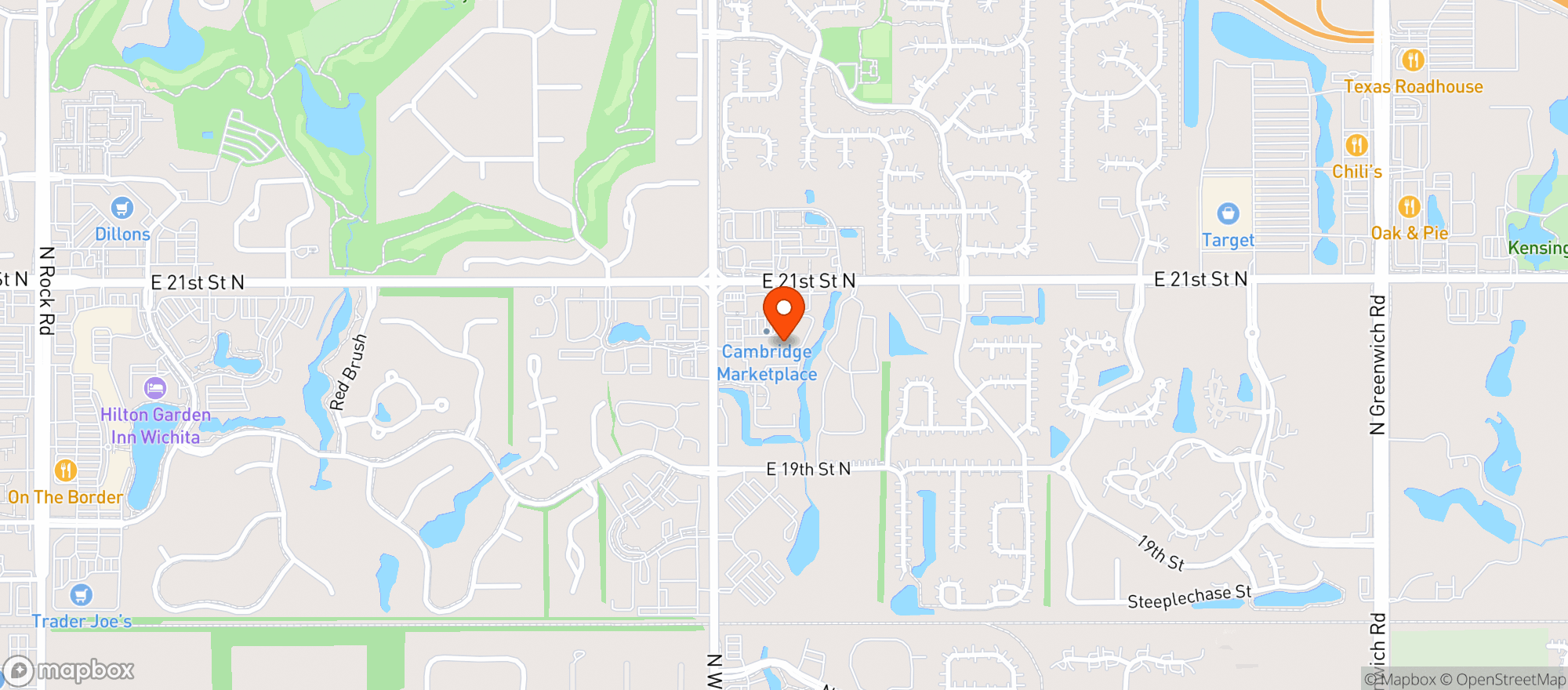Map showing Cambridge Liquor