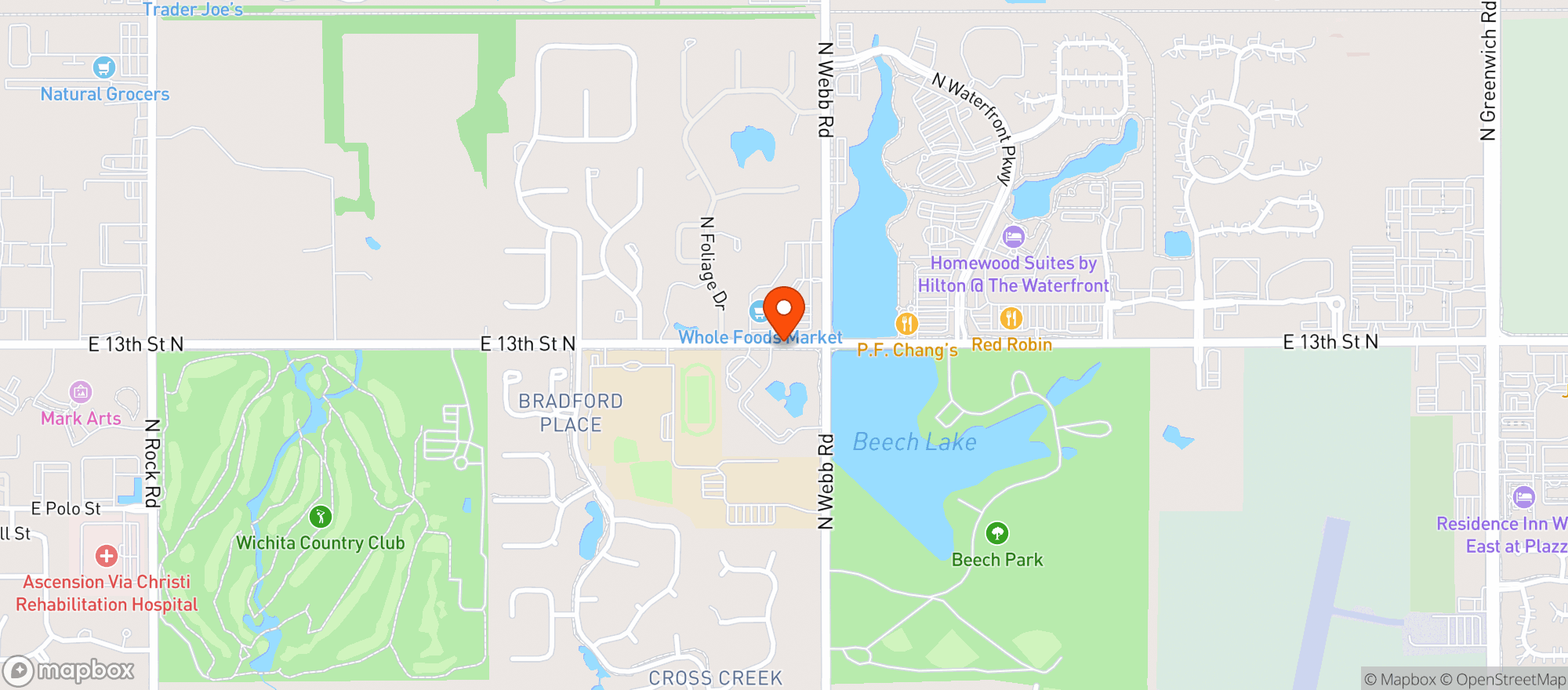 Map showing Cambridge Liquor