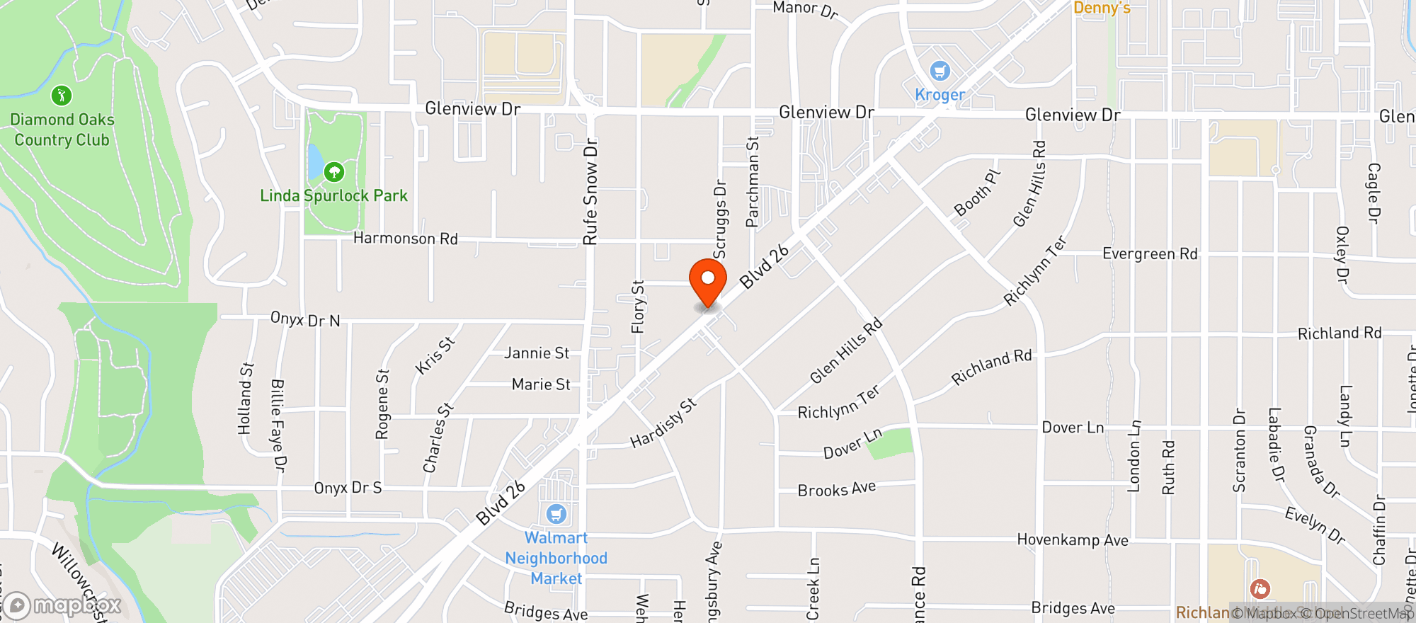 Map showing Nrh Quick Stop