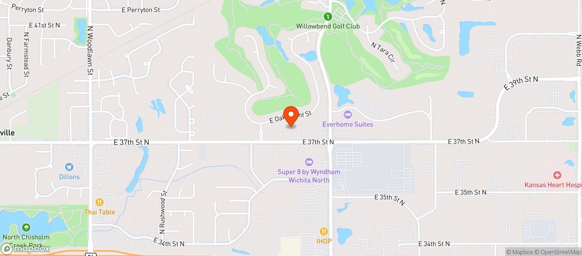 Map showing Game Time Wine & Spirits