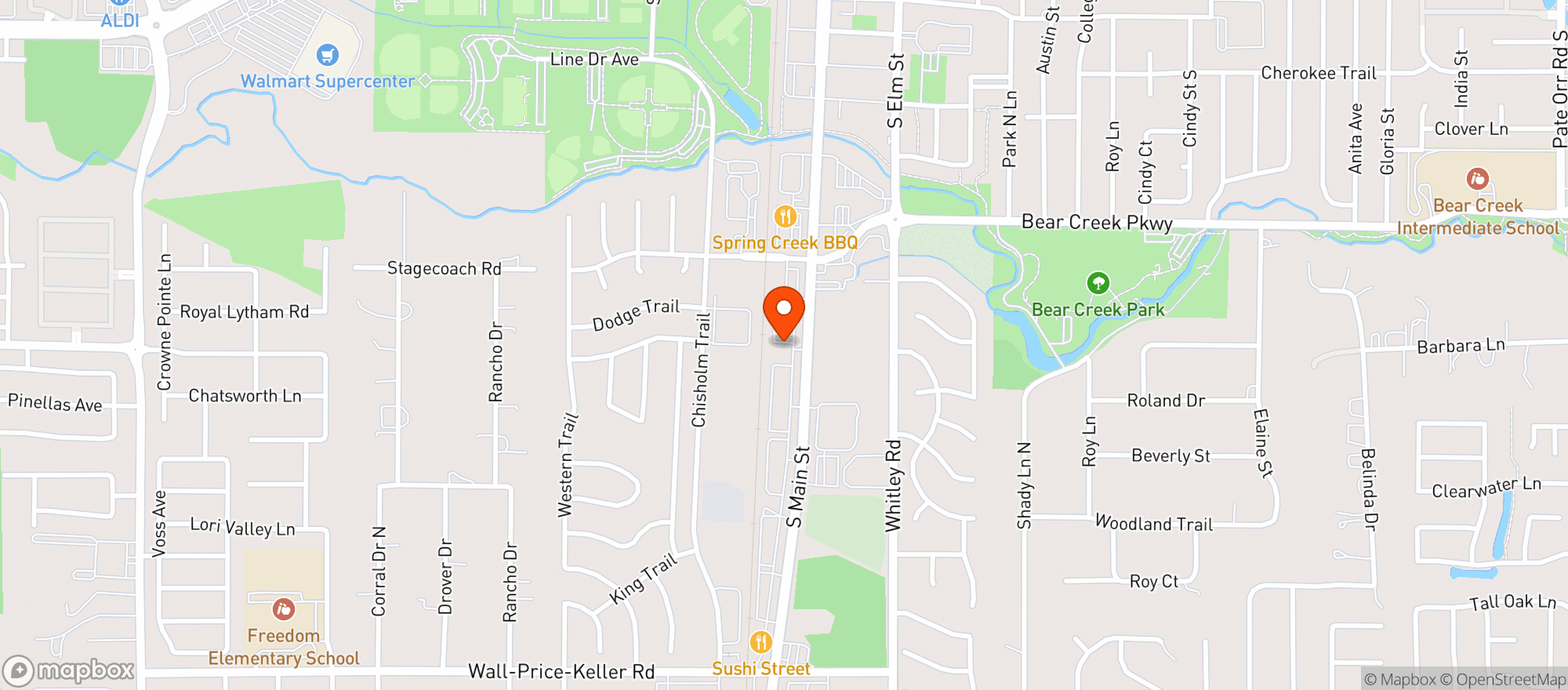 Map showing Goody Goody Liquor