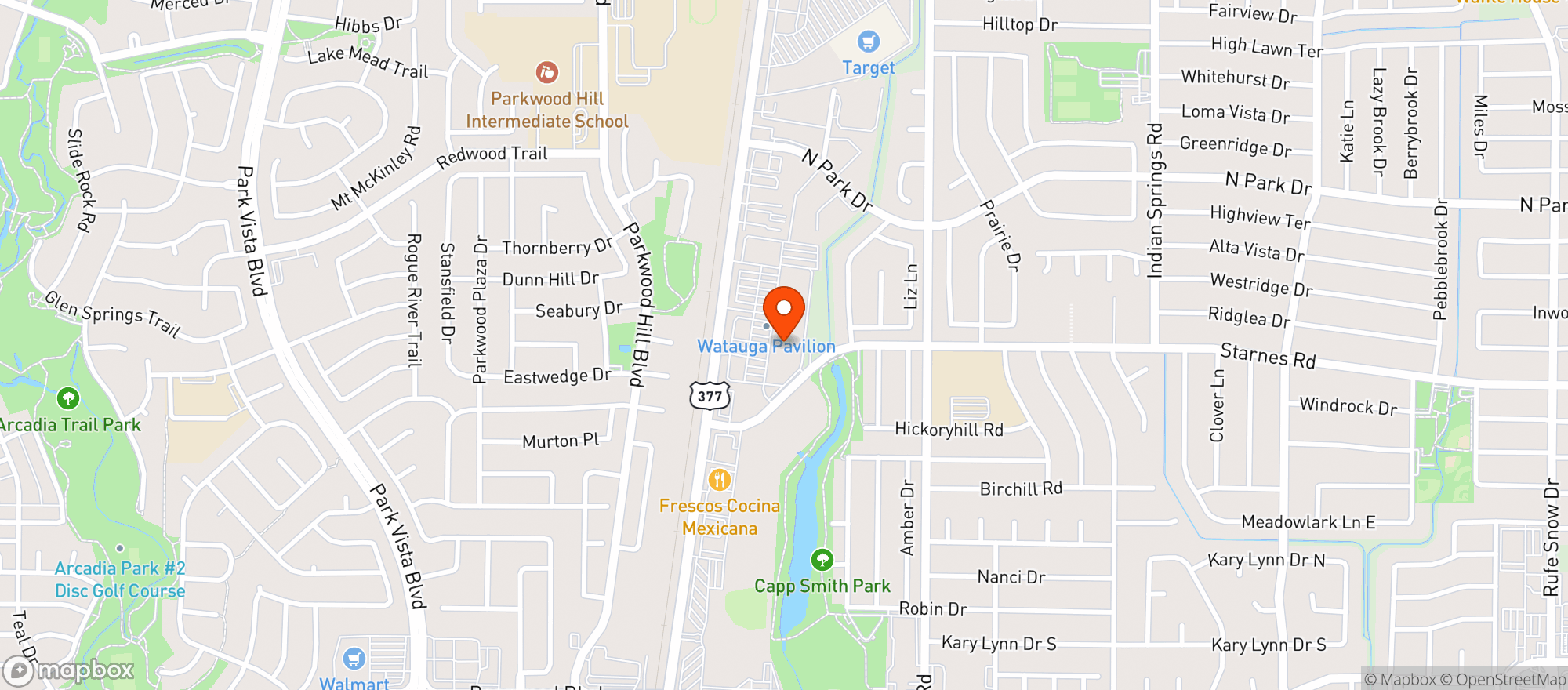 Map showing World Market Watauga