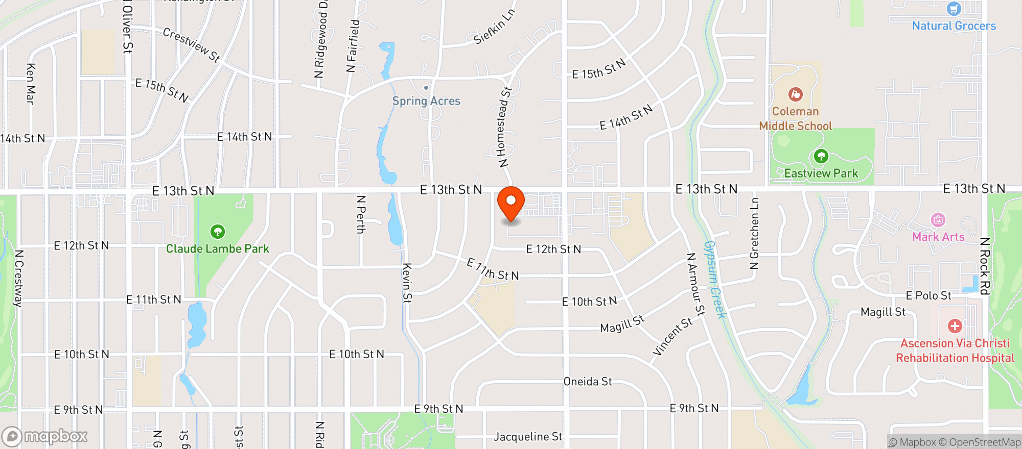 Map showing Candle Club