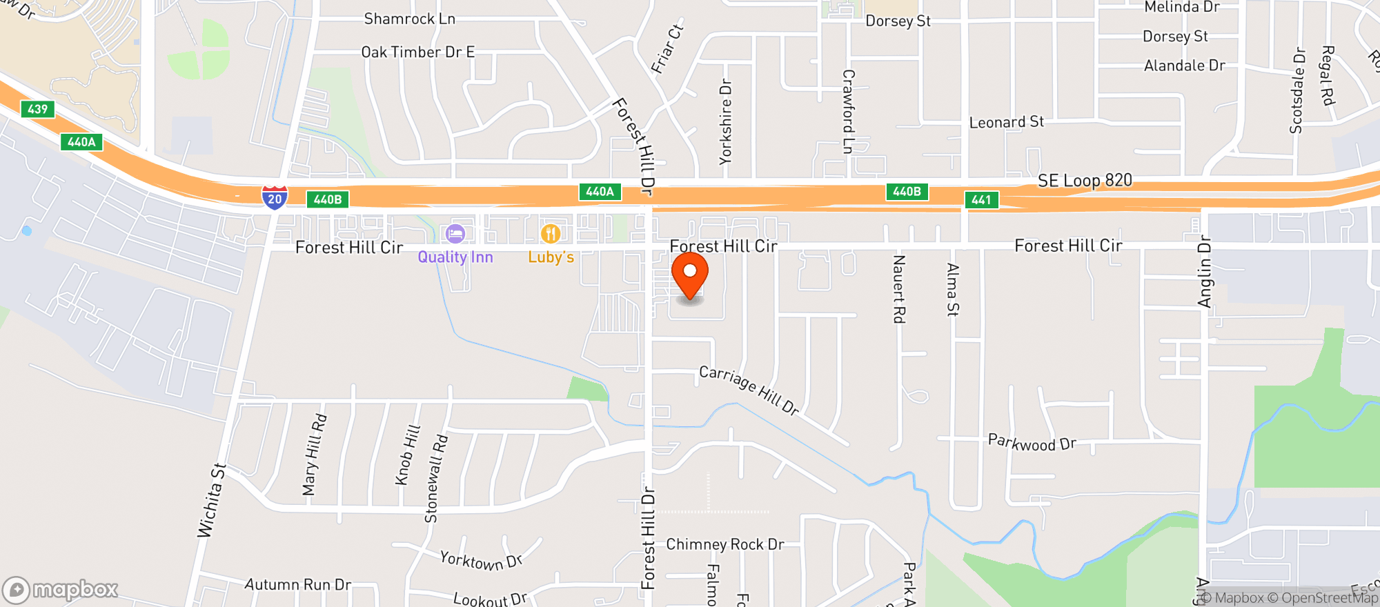 Map showing Big Country Liquor Beer & Wine