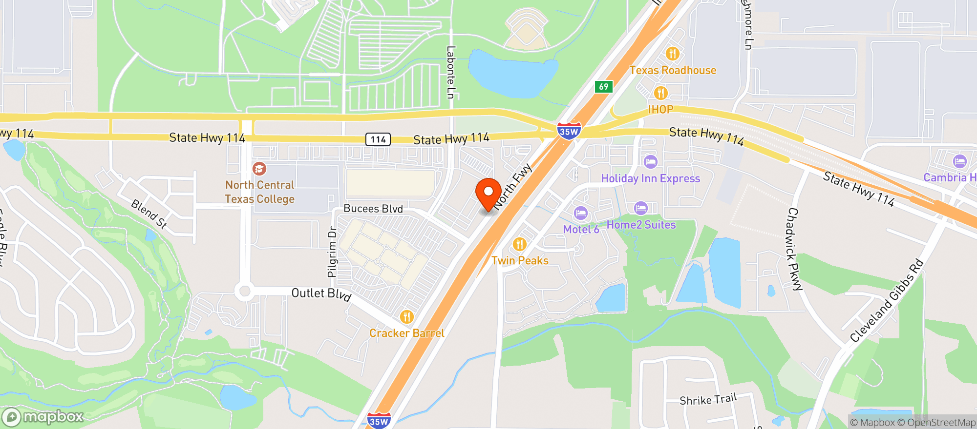 Map showing BUC EES