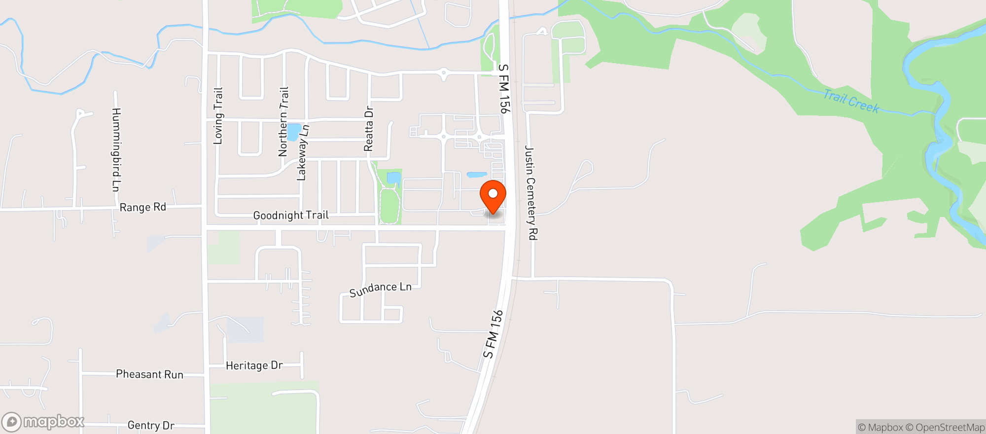 Map showing Allsup's