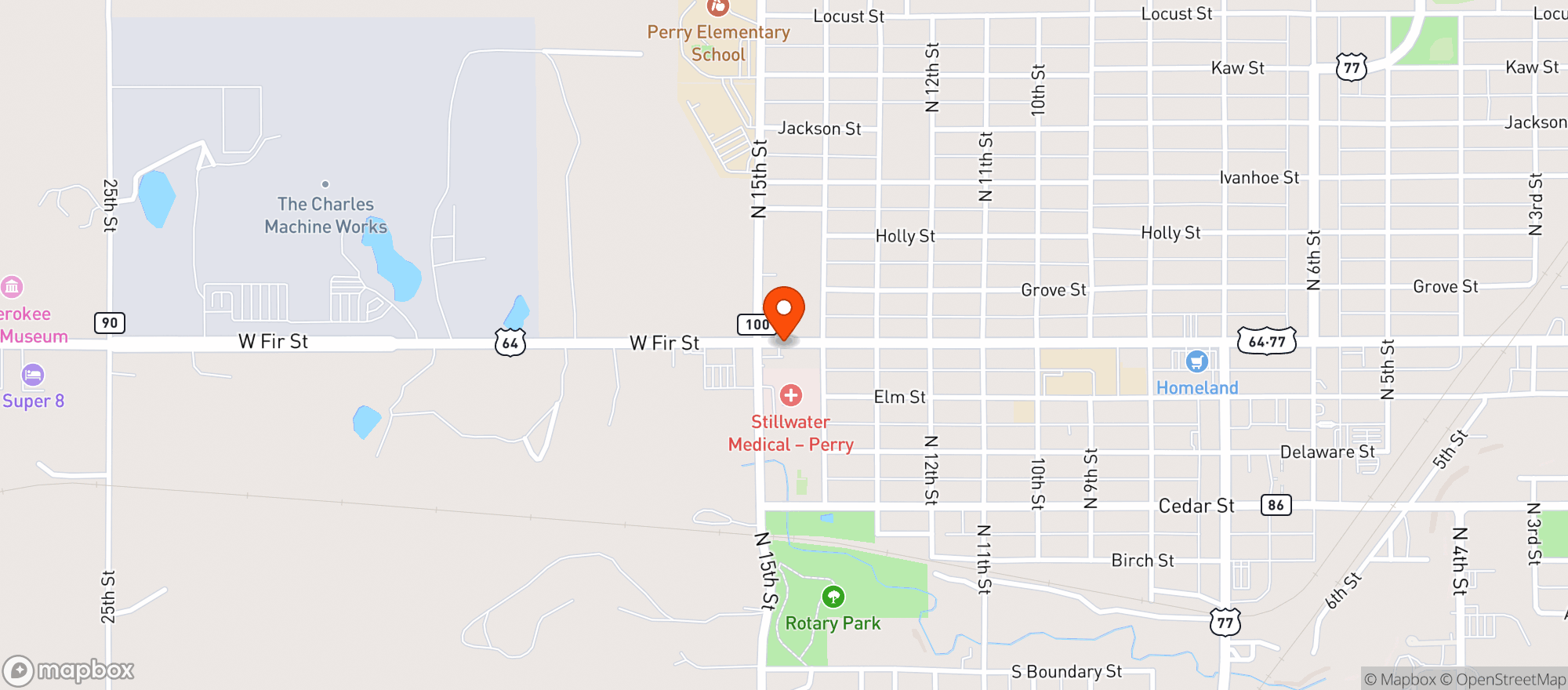 Map showing Sisters Spirits