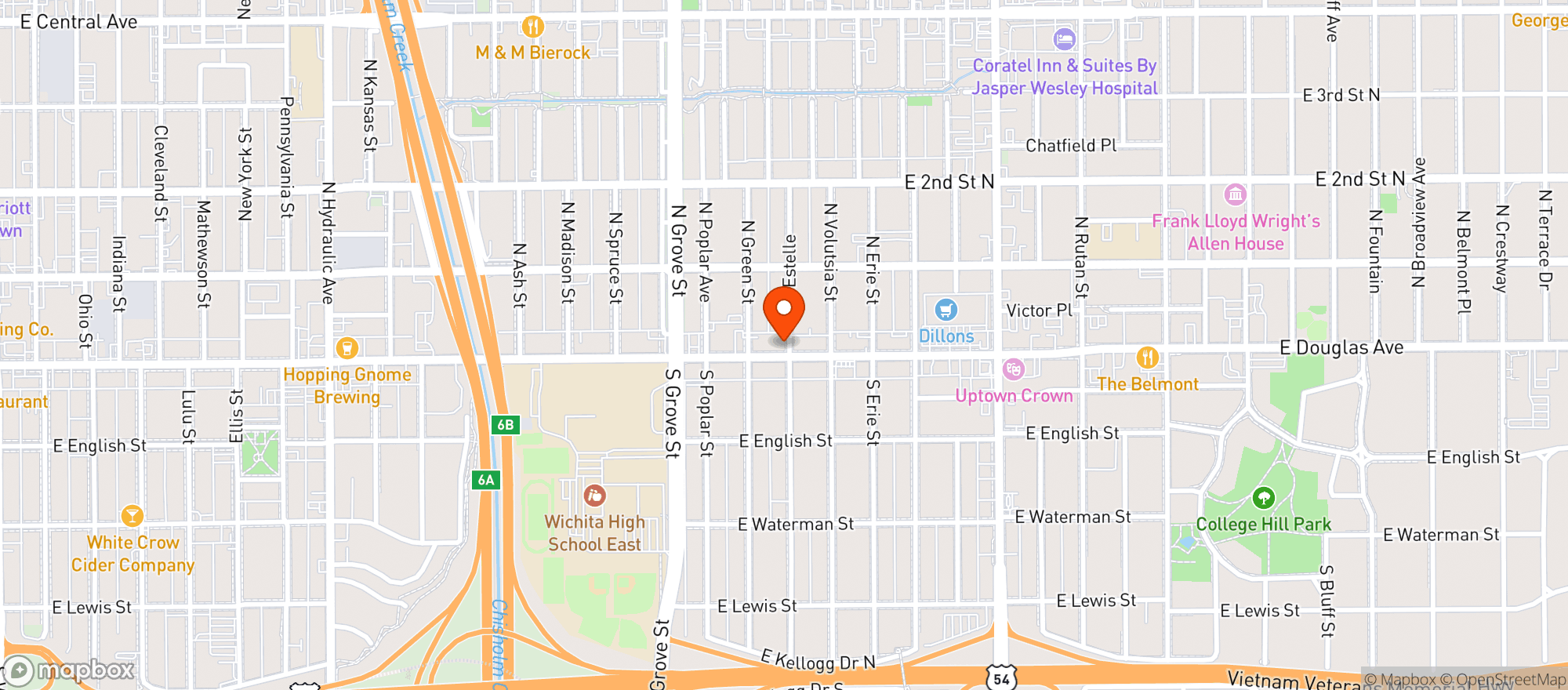 Map showing Bar On Demand/the Bar S O