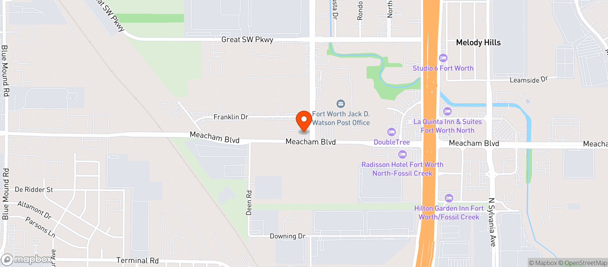 Map showing Bucks Cabaret