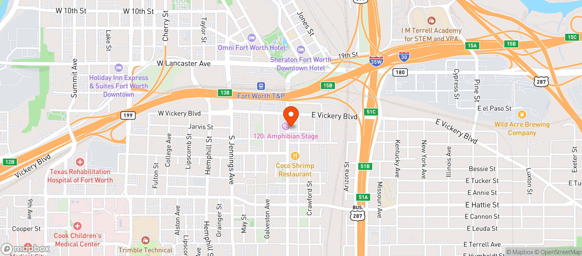 Map showing Southside Cellar