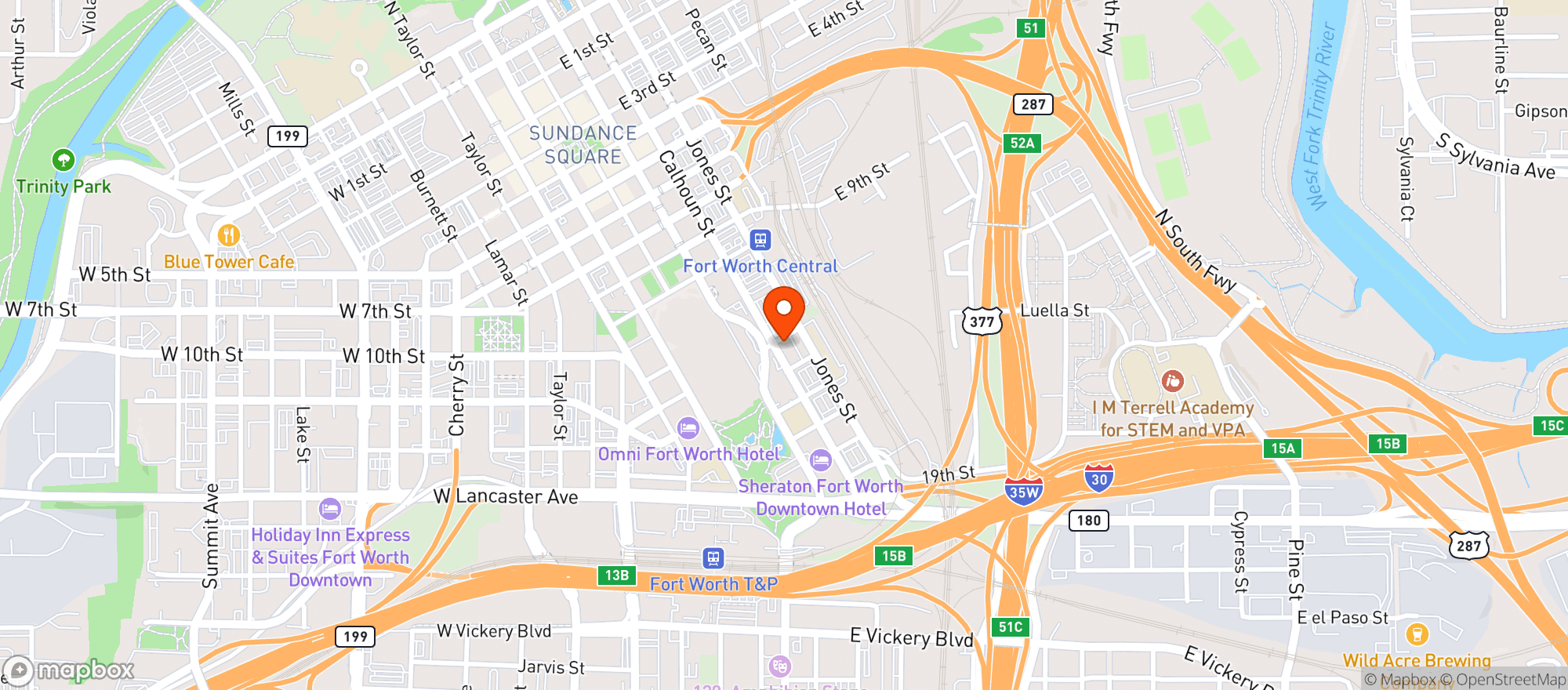 Map showing Malones Pub