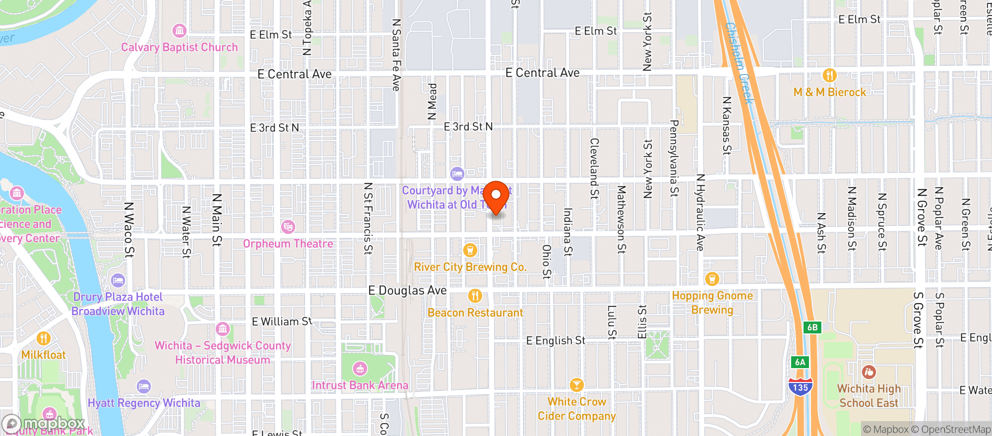 Map showing City Girlz Liquor