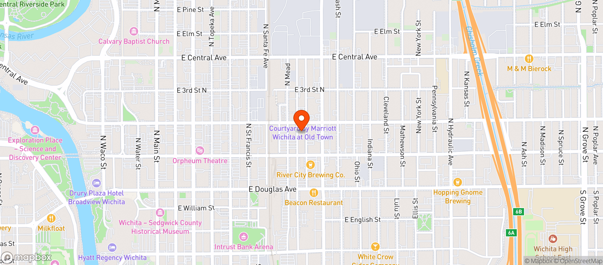 Map showing Xy Bar