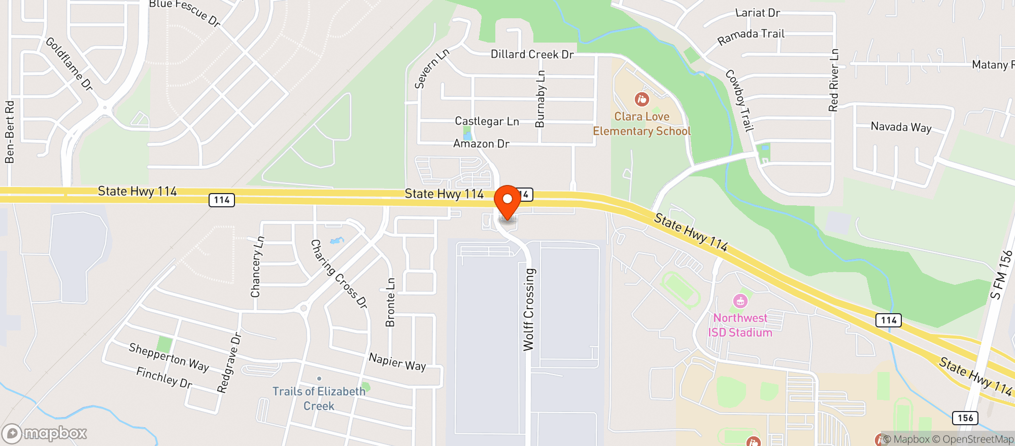 Map showing 7 Eleven