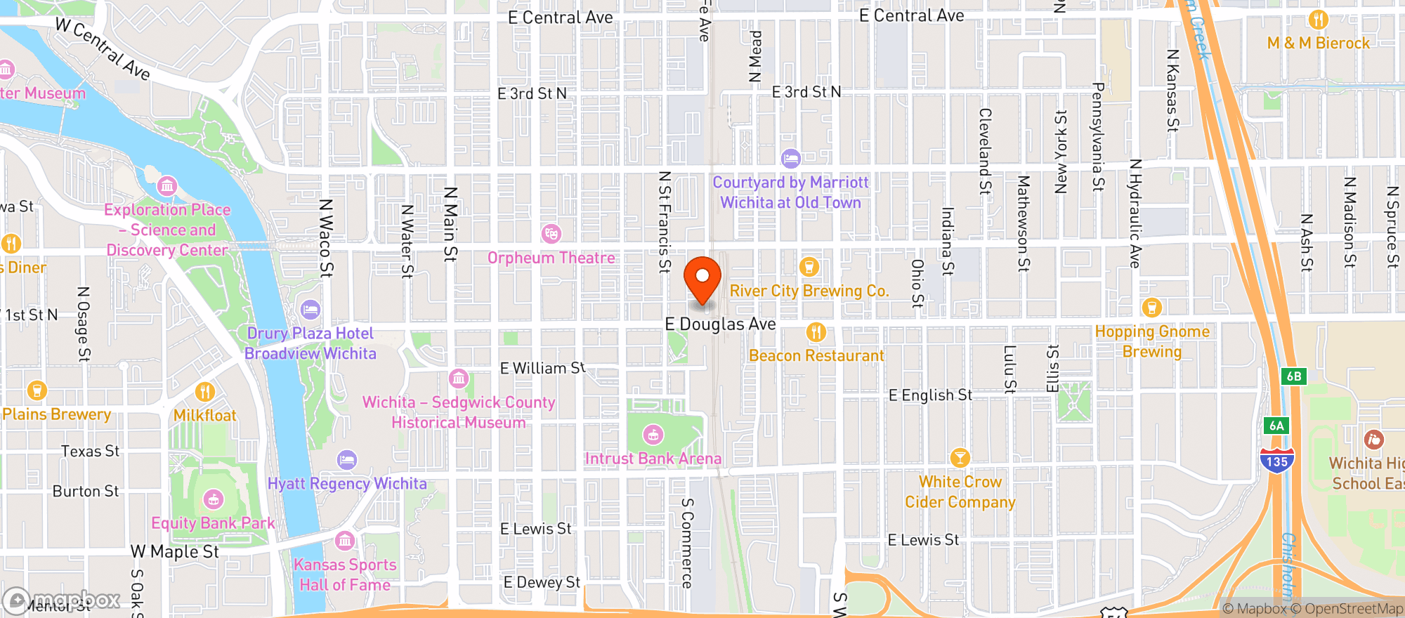Map showing The Leprechaun's Lab